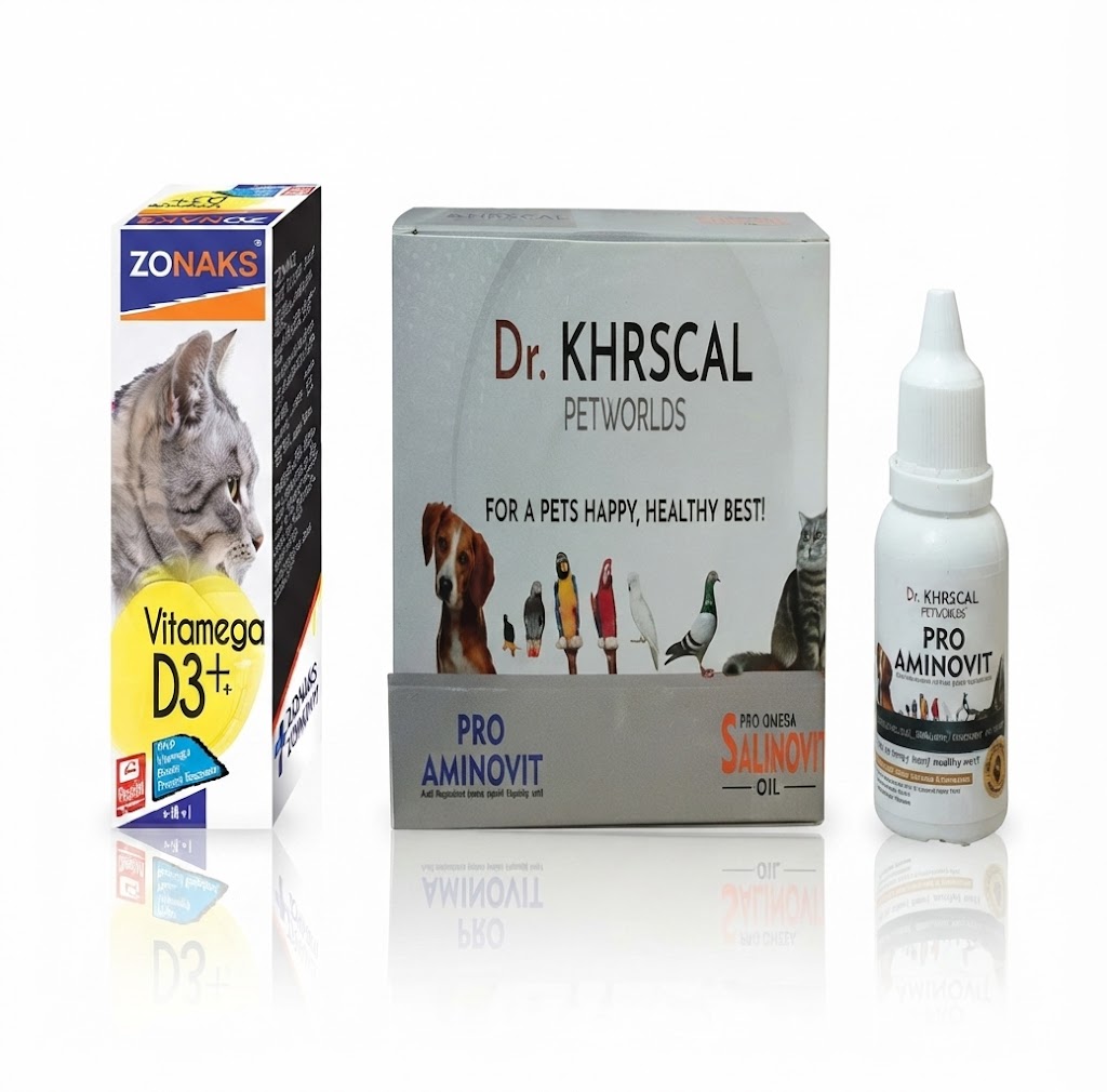 Zonaks Yetişkin Köpekler İçin Vitamega D3 vitamini 100 ml  Ve Dr Pro Amino Vİt  50 ml